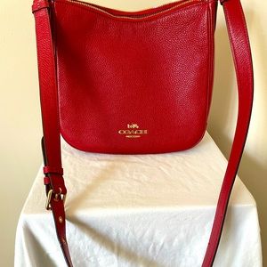 Coach leather crossbody purse